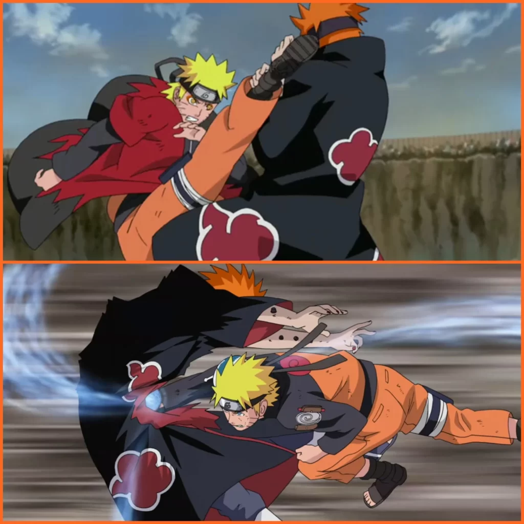 Uzumaki Naruto đấu với Pain