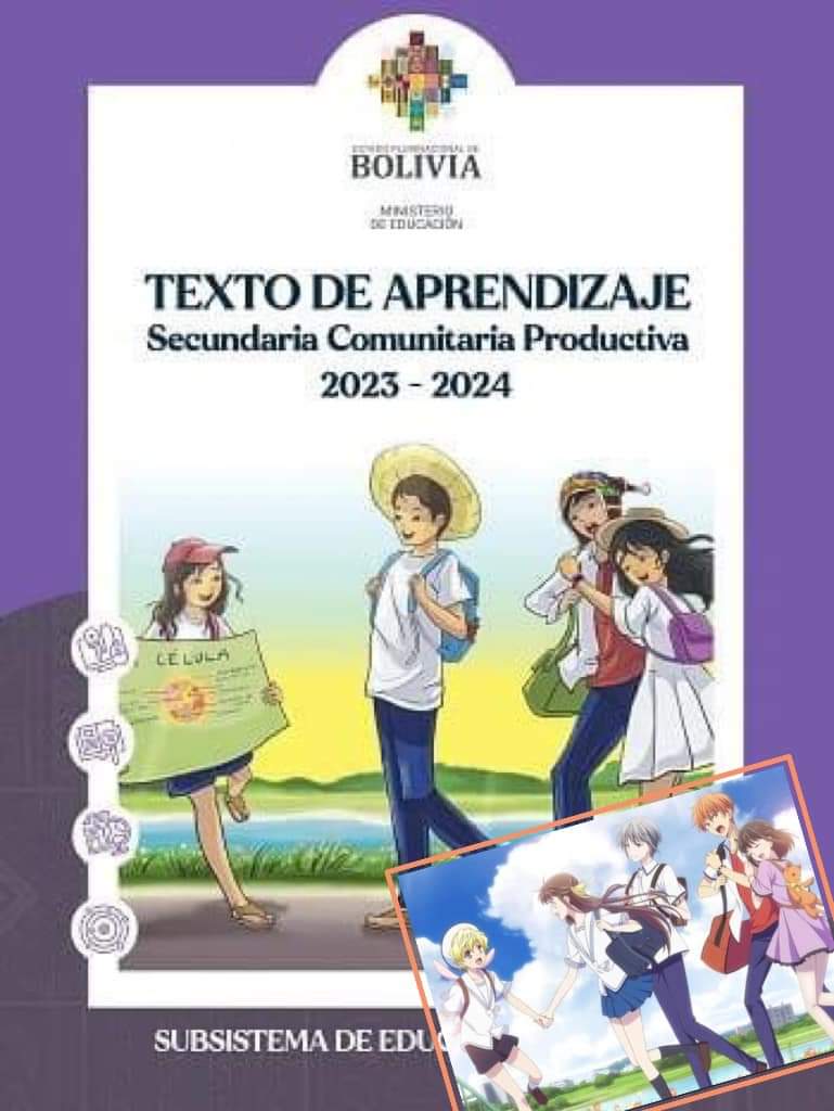 Tranh cãi nổ ra khi sách giáo khoa ở Bolivia ‘đạo’ các poster anime nổi tiếng