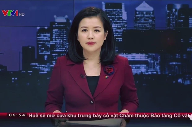 BTV Ngọc Diệp thời còn làm việc ở VTV.