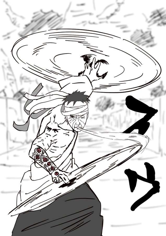 Danzo trong trận chiến với Sasuke