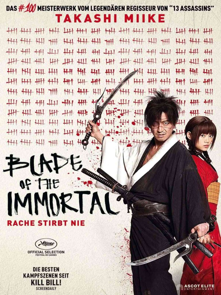 Blade of the Immortal là một trong những live action được đánh giá cao nhất trên Netflix. Nguồn: Twitter