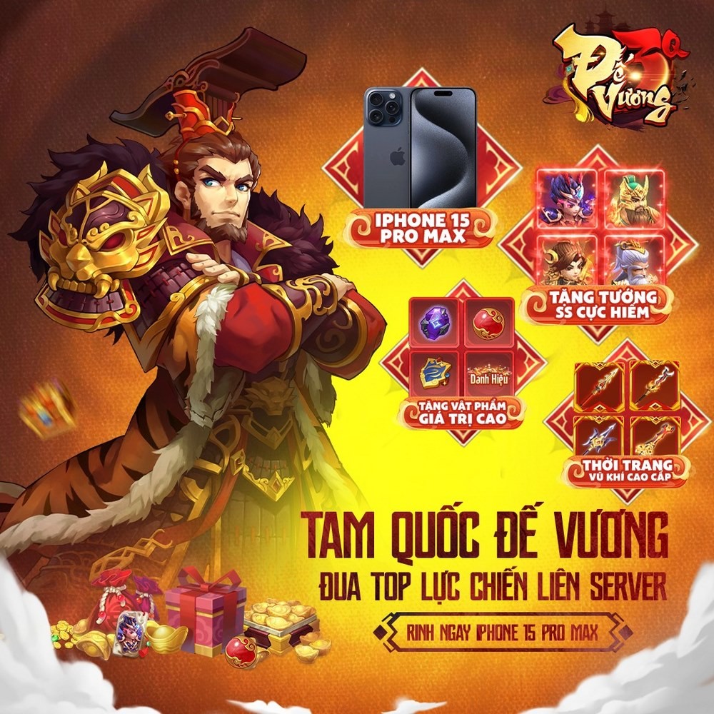 Tổng hợp gift code Đế Vương 3Q và hướng dẫn cách nhập