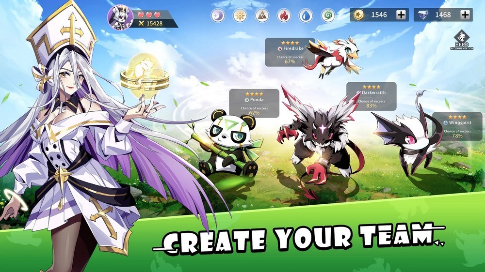 Digital Girls: Idle RPG - tựa game độc lạ biến Pokemon thành Waifu xinh đẹp!
