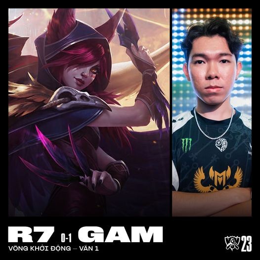 Cập nhật kết quả ngày 13/10 giữa GAM Esports và Rainbow 7 tại CKTG 2023
