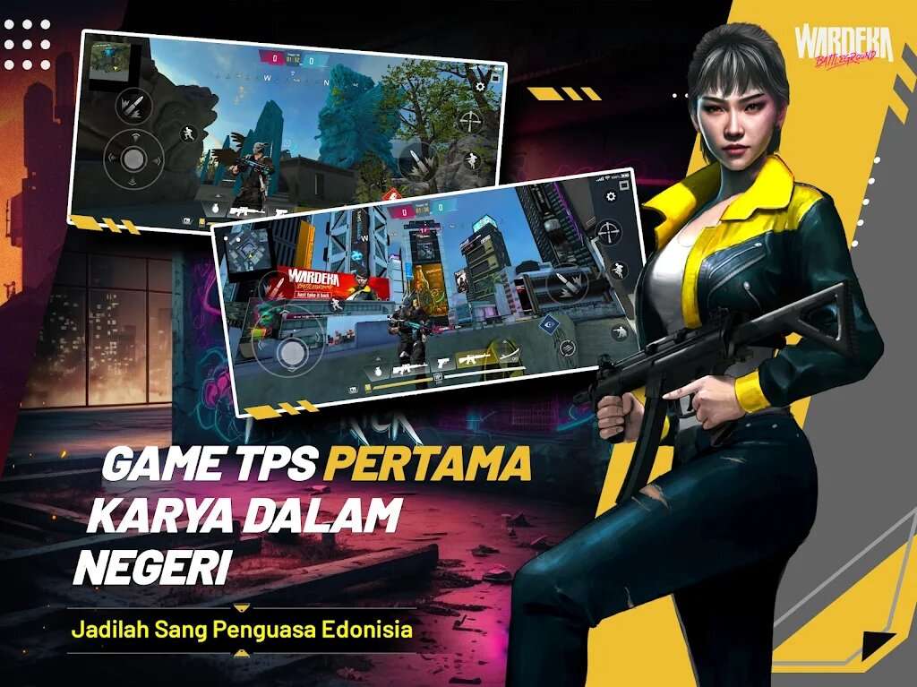 Wardeka: Battleground chứa nhiều các nét văn hóa, thiên nhiên của Indonesia. Ảnh: Play store.