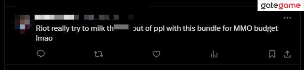 "Riot đang cố gắng "vắt sữa" người chơi với bundle này để lấy tiền phát triển dự án MMO" - Một người chơi khác đồng tình