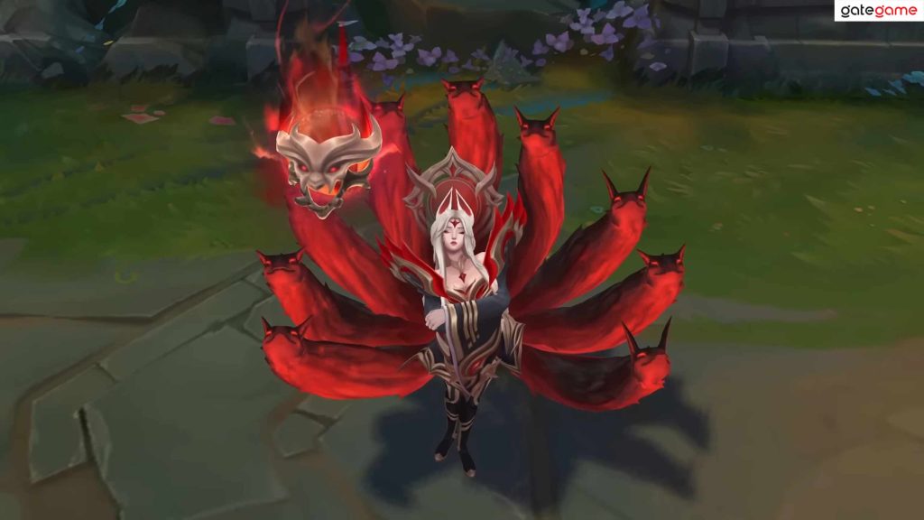 Ahri sẽ có một hình tượng mặt quỷ tượng trưng cho biệt danh "Demon King" (Quỷ Vương) của Faker