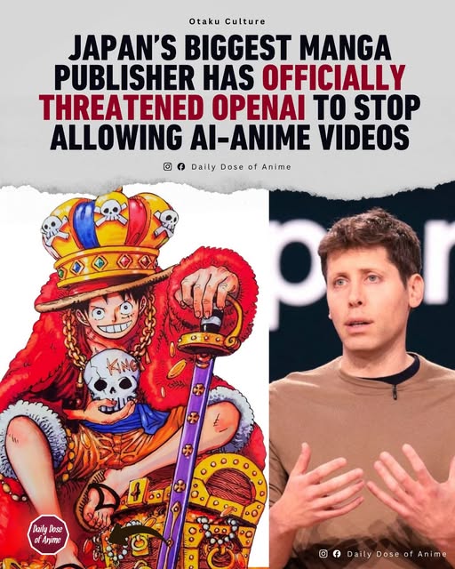 Shueisha, Ghibli và “ông lớn” Nhật đồng loạt yêu cầu OpenAI dừng Sora 2 – Cuộc chiến bản quyền AI chính thức bùng nổ!