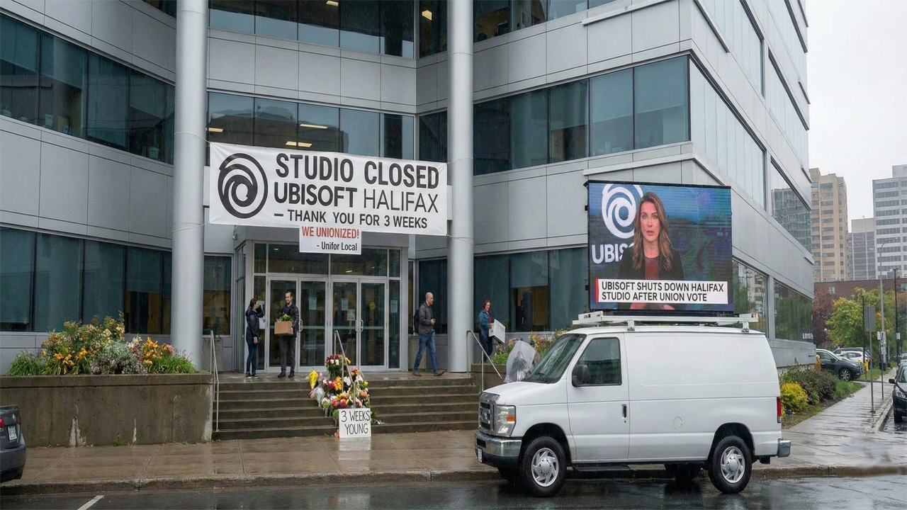 Ubisoft đóng cửa studio Halifax chỉ 3 tuần sau khi công đoàn hóa