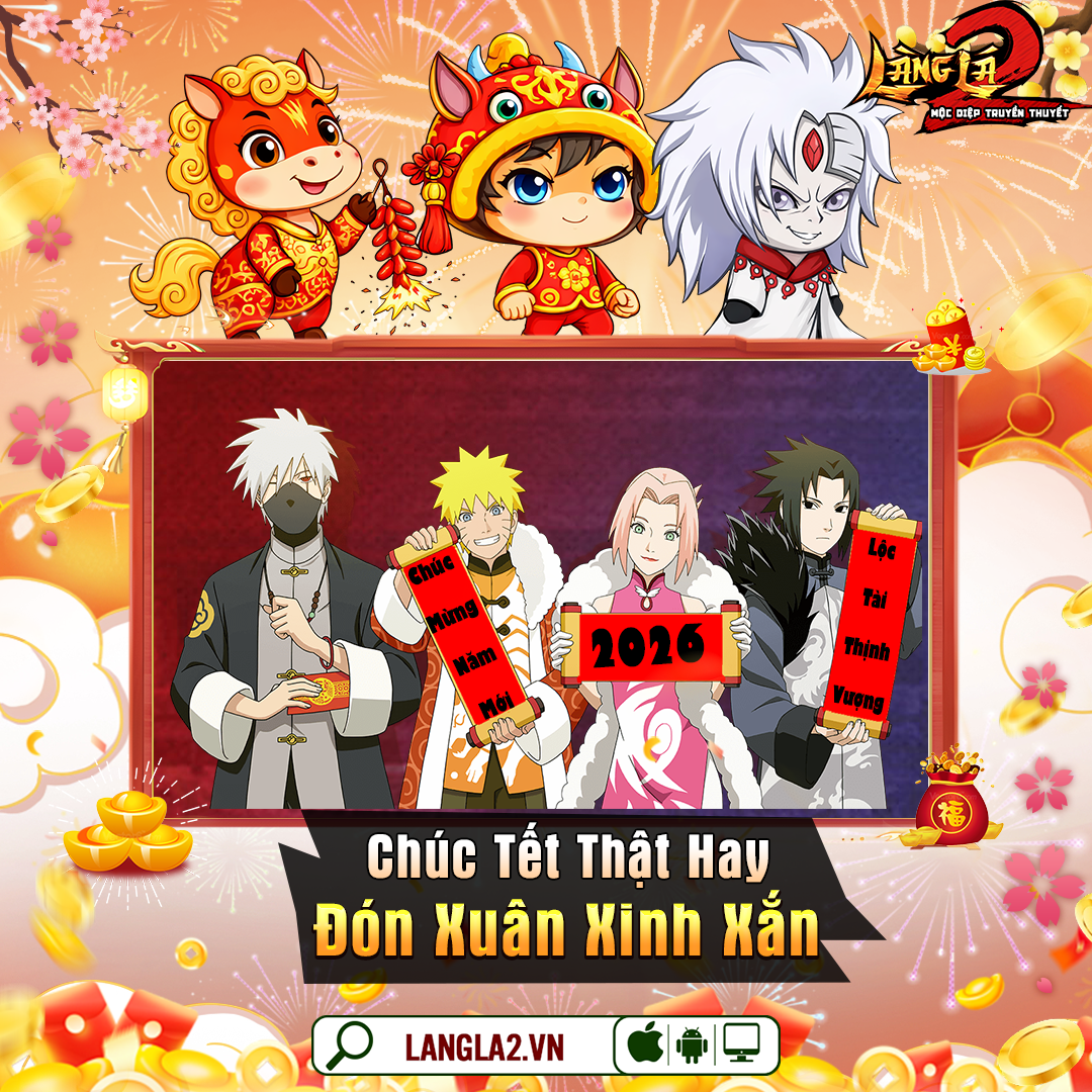 Làng Lá Origin 2 gửi tặng giftcode event Chúc Xuân Bính Ngọ