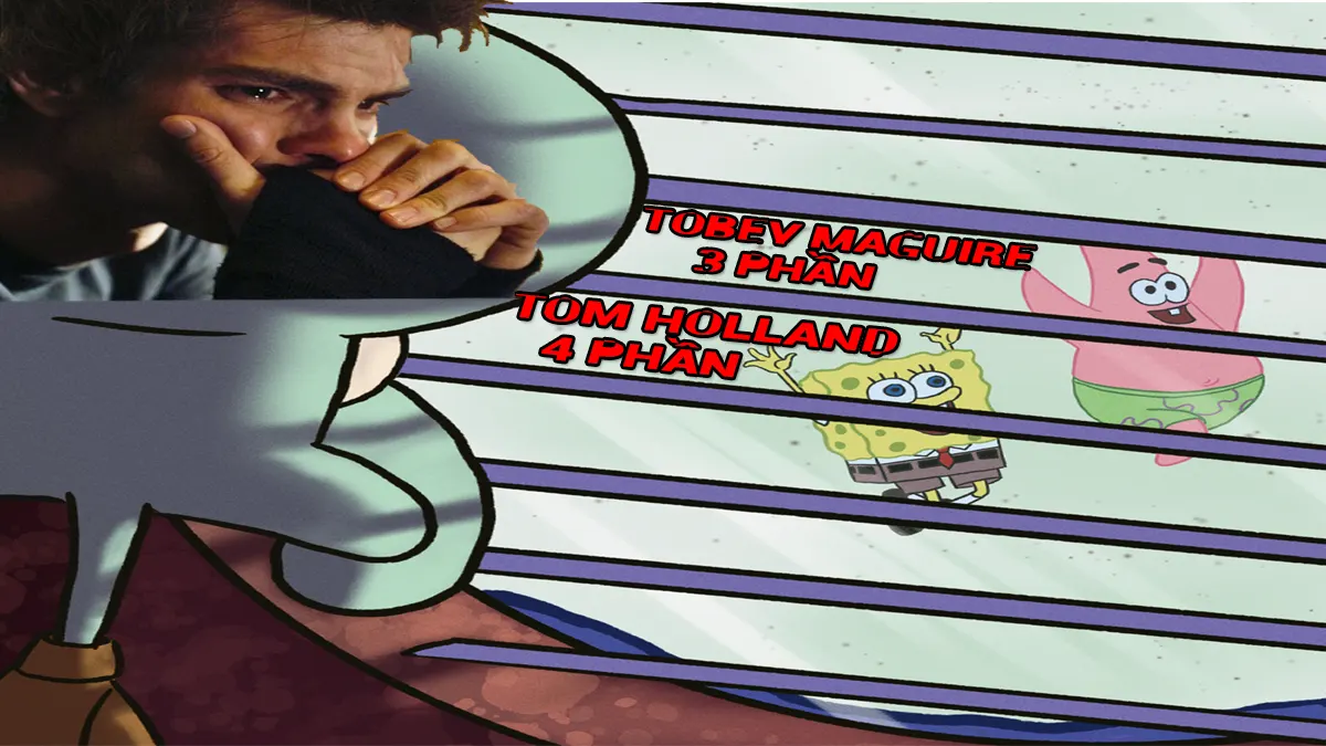 Andrew Garfield trong vai Spider-Man buồn bã