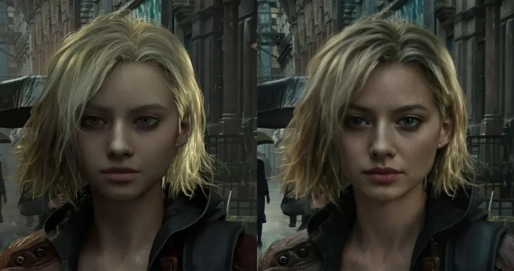 Nvidia DLSS 5 AI graphics demo Resident Evil Requiem character face
