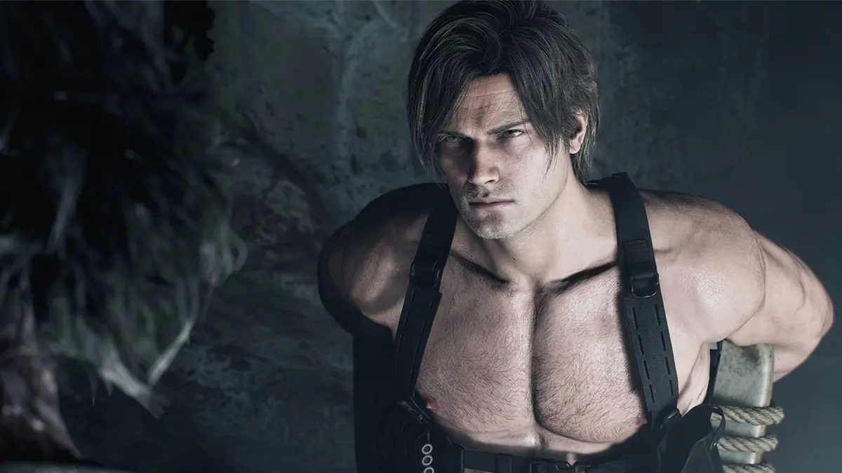 Resident Evil Requiem mod Shirtless Leon