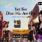 Hình ảnh oai phong của hai vị thần thoại Lạc Long Quân và Âu Cơ trong tựa game Bloodline: Dòng Máu Anh Hùng