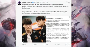 Vụ drama liên quan đến Faker và Ruler khiến cộng đồng fan của Gumayusi cảm thấy xót xa vì sự phân biệt đối xử từ công ty quản lý.