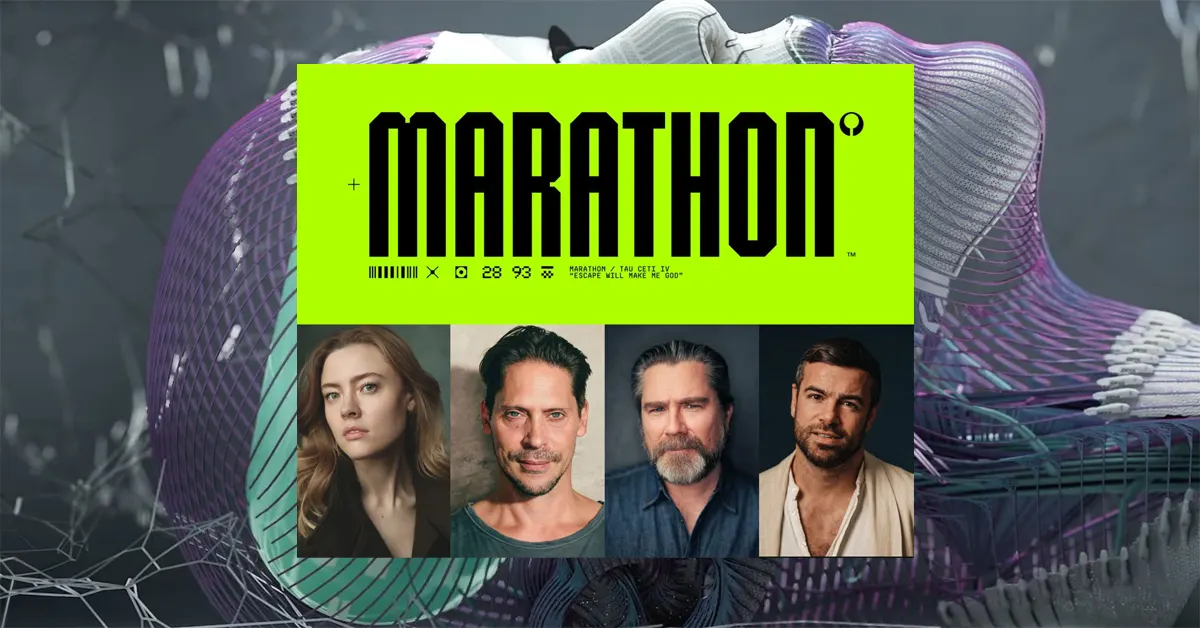 Nữ diễn viên Jennifer English và nam diễn viên Ben Starr chia sẻ về tựa game Marathon