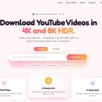 Giao diện trang web tải video YouTube chất lượng 4K và 8K hoàn toàn miễn phí do lập trình viên Việt Nam phát triển