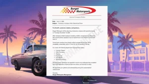 Công ty Mỹ Burger Motorsports thông báo cho nhân viên nghỉ làm vào ngày ra mắt GTA 6