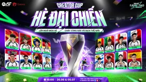 Giải đấu eSports FC Mobile Creator Cup 2026 mang tên Hè Đại Chiến do Garena tổ chức