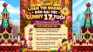 Cộng đồng game thủ Việt chúc mừng sinh nhật huyền thoại Gunny PC tròn 17 tuổ