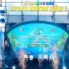 Toàn cảnh lễ khai mạc giải đua thuyền tại Lễ hội đua biển Hoài Nhơn 2026