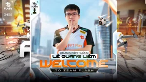 Siêu đại kiện tướng cờ vua Lê Quang Liêm chính thức khoác áo đội tuyển thể thao điện tử Team Flash Chess