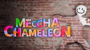 Cảnh tượng người chơi phun sơn trốn tìm đầy màu sắc trong game Meccha Chameleon