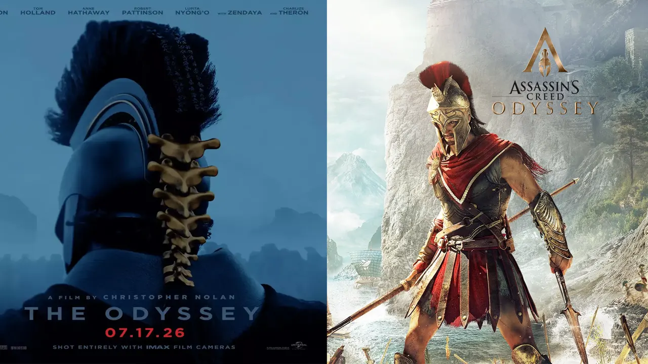 Kassandra Đứng Nhìn Lâu Đài Hy Lạp Phối Màu Điện Ảnh Tăm Tối Đặc Trưng Kiểu Christopher Nolan