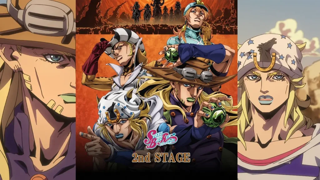 Trailer Mới Kịch Tính Của JoJo's Bizarre Adventure: Steel Ball Run Giai Đoạn 2.