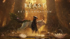 Nhân vật chính Emma cầm kiếm đối đầu quái vật phủ đầy thực vật trong Beast of Reincarnation