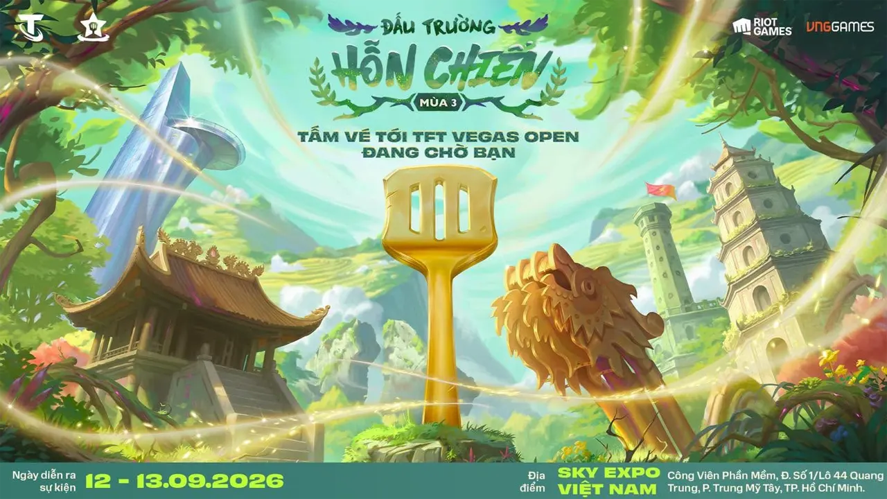 Đấu Trường Hỗn Chiến Mùa 3 ĐTCL TFT Mở Bán Vé Ticketbox và Ưu Đãi VTC Pay