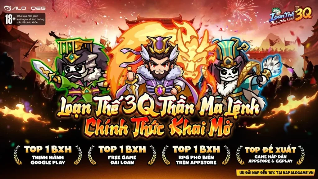 Loạn Thế 3Q Thần Ma Lệnh chính thức ra mắt tại Việt Nam