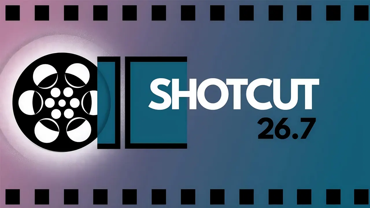 Shotcut 26.7 video editor tích hợp kho tài nguyên Elements Panel