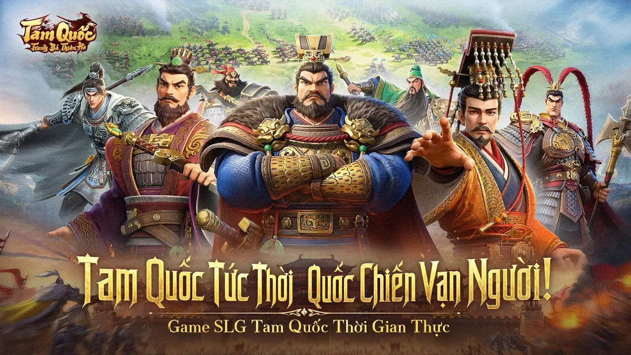 Tam Quốc Tranh Bá Thiên Hạ chính thức mở đăng ký trước, tặng Quan Vũ