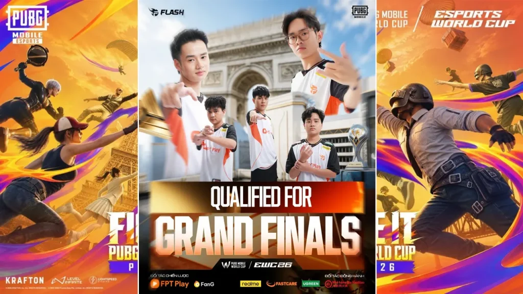 Team Flash PUBG Mobile giành vé vào Grand Final EWC 2026 với phong độ ấn tượng