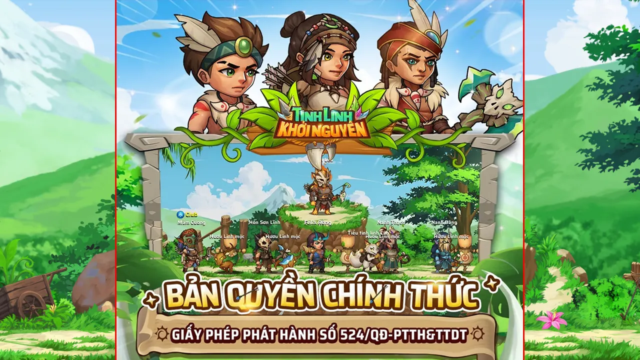 Tinh Linh Khởi Nguyên MMORPG 2D thời tiền sử do đội ngũ Việt phát triển