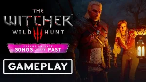 Geralt khám phá vùng đất Letten trong gameplay Witcher 3 Songs of the Past