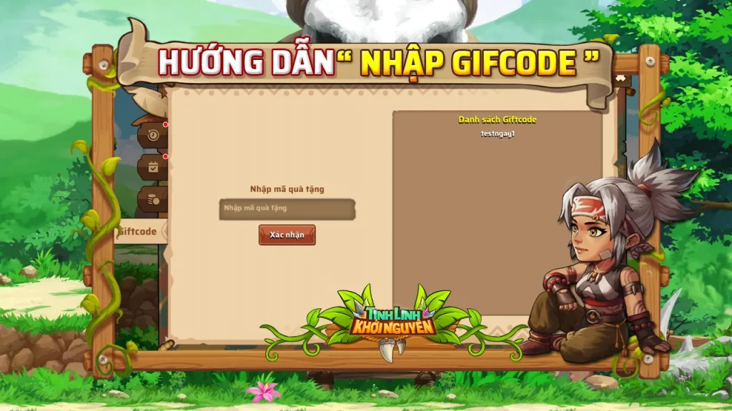 Hướng dẫn các bước nhập giftcode trong game Tinh Linh Khởi Nguyên nhận quà tân thủ