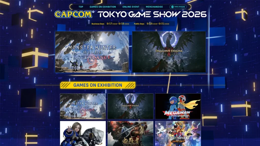 Capcom công bố lịch trình sự kiện Capcom Spotlight tại Tokyo Game Show 2026