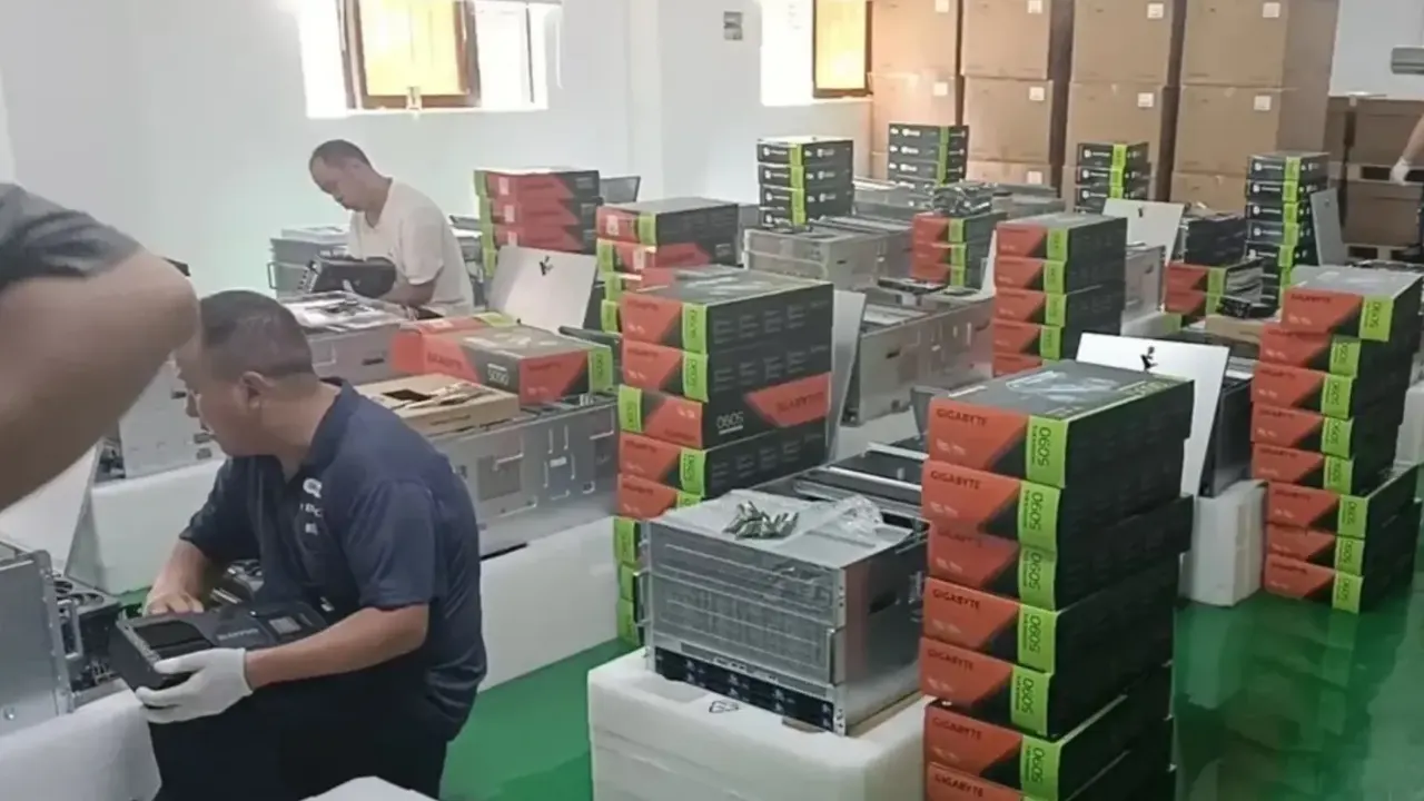 Card đồ họa cao cấp GeForce RTX 5090 bị săn đón số lượng lớn phục vụ trạm làm việc và máy chủ AI