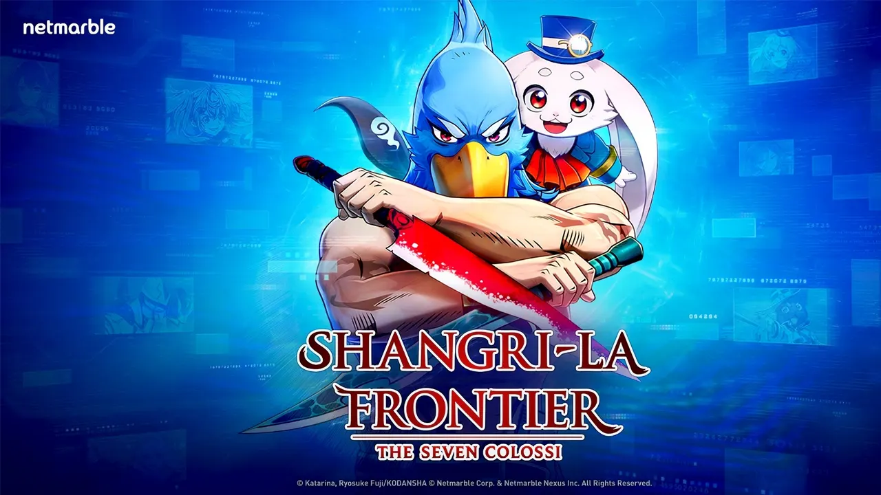 ựa game chuyển thể anime Shangri-La Frontier The Seven Colossi của Netmarble mở đăng ký trước