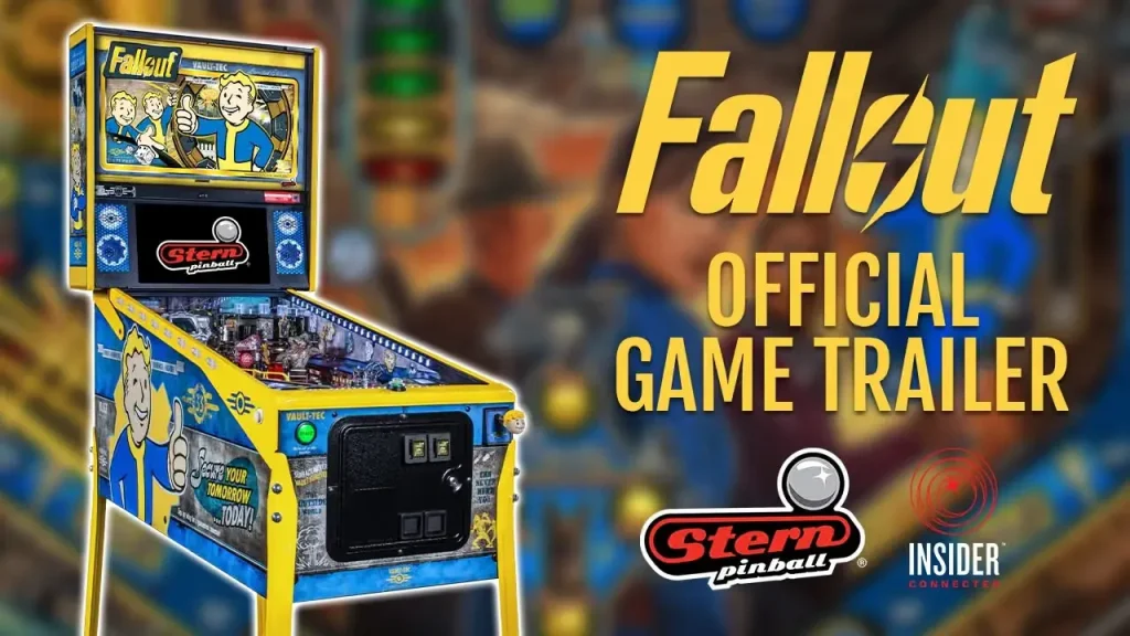 Cỗ máy bắn bi Stern Pinball Fallout mang phong cách hậu tận thế Vault-Tec