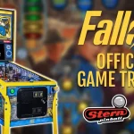 Cỗ máy bắn bi Stern Pinball Fallout mang phong cách hậu tận thế Vault-Tec