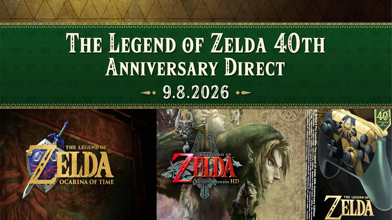 Nintendo Direct kỷ niệm 40 năm The Legend of Zelda công bố loạt dự án bom tấn mới