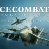 Cận cảnh phi công và buồng lái chiến đấu cơ giữa nhiều tầng mây trong Ace Combat 8.