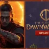 ận cảnh Coen tóc đen, mắt sáng và có vết sẹo trên má trong The Blood of Dawnwalker.