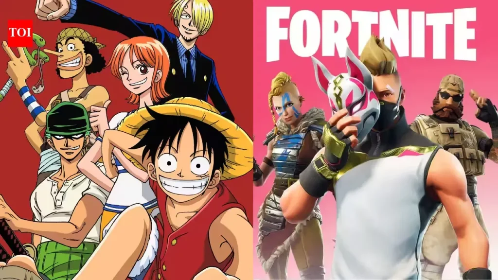 Khung hình teaser Fortnite x One Piece do Epic Games công bố.