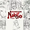 Logo Naruto: Shadow Rising màu đỏ trên nền trắng.