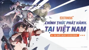 Dàn nhân vật phong cách anime trong tựa game bắn súng chiến thuật Strinova: Biệt Đội Anime.