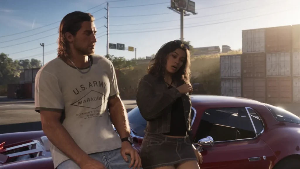 Hình ảnh từ trailer ra mắt Grand Theft Auto VI của Rockstar Games.